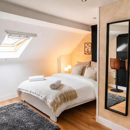 Lejlighed Spacious 6 With Shared Kitchen In The Heart Of Gent